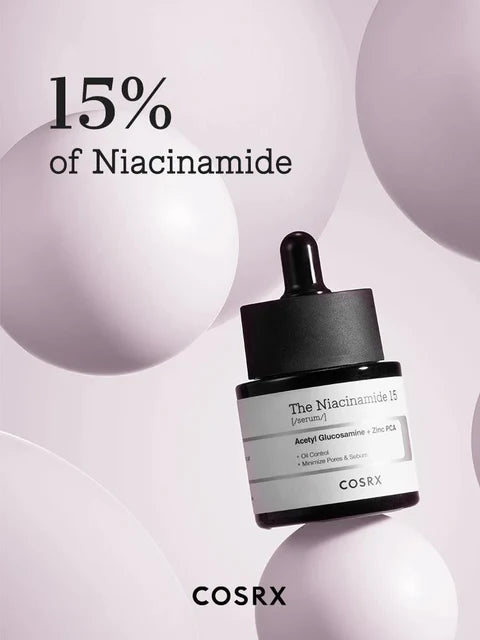 COSRX Niacinamide 15 Serum 20ml lightweight texture for oil control and pore refining