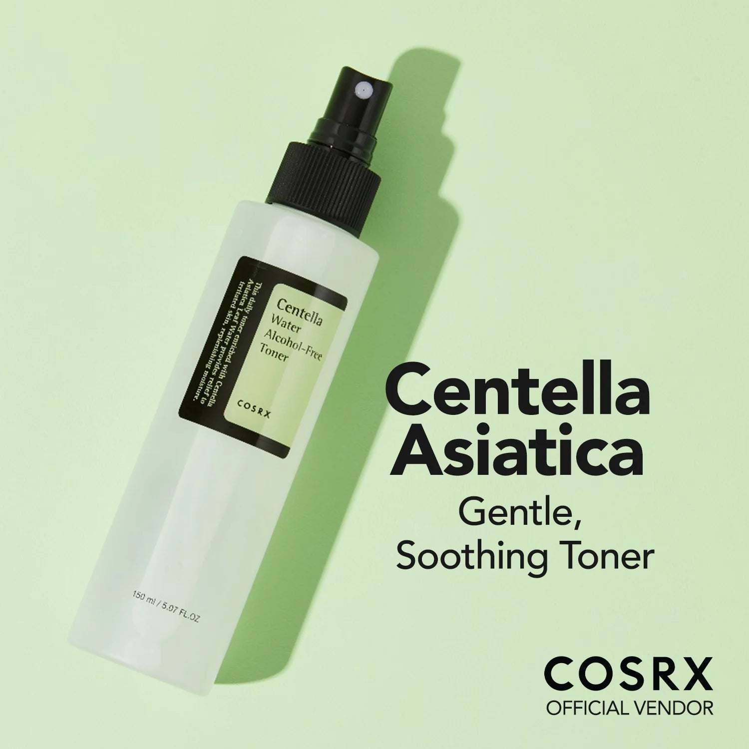 COSRX Centella Water Alcohol-Free Toner 150ml bottle front