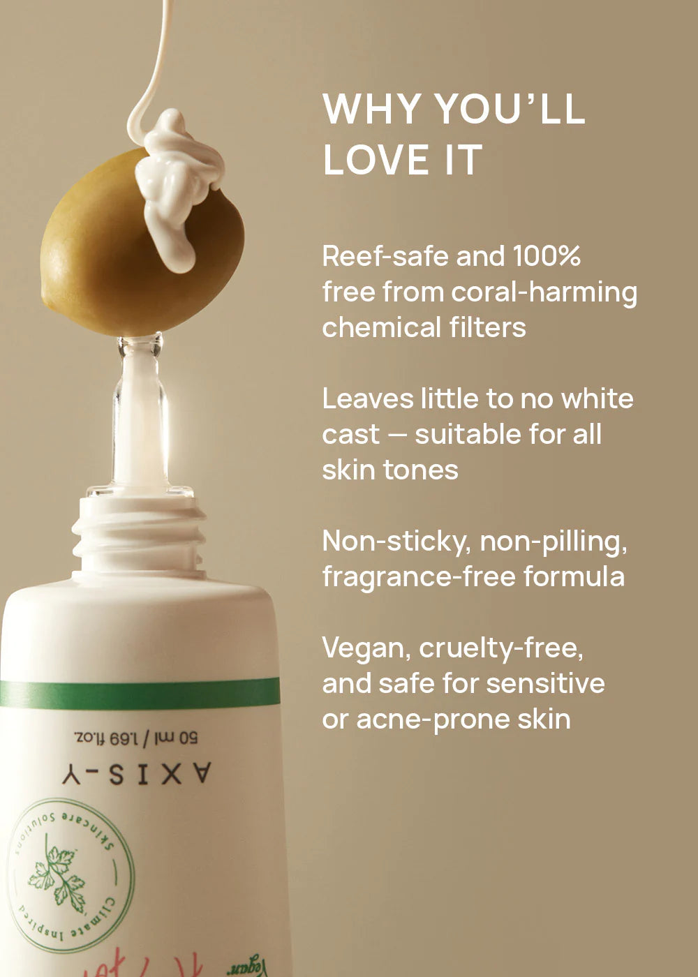 AXIS-Y Complete No-Stress Physical Sunscreen SPF 50