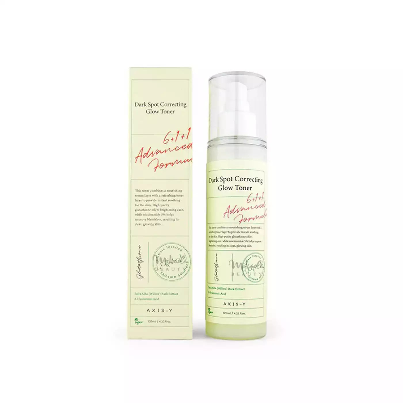 AXIS-Y Dark Spot Correcting Glow Toner 125ml product bottle front view