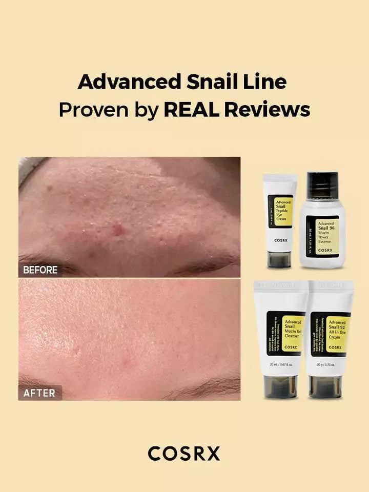  COSRX All About Snail Trial Kit 4 pcs full set packaging