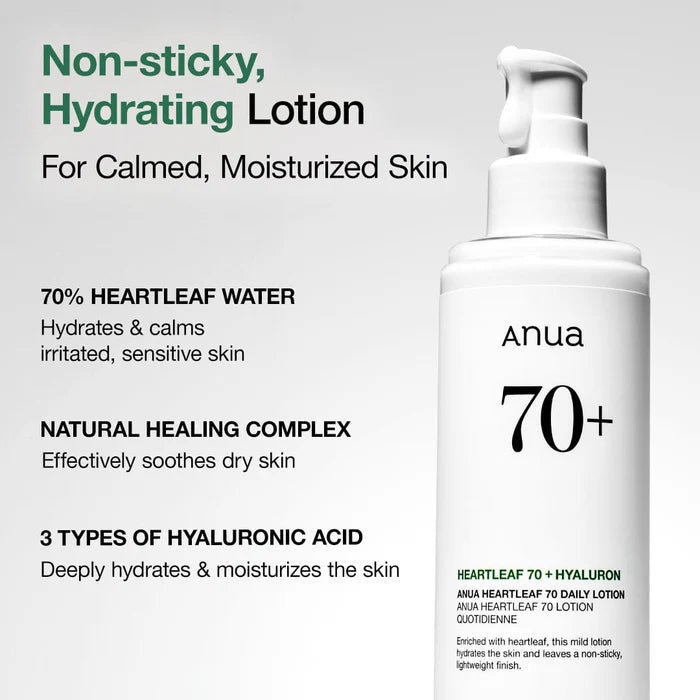 Anua Heartleaf 70+ Daily Lotion