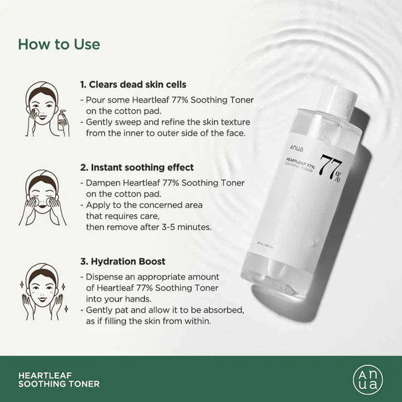 Anua Heartleaf 77% Soothing Toner