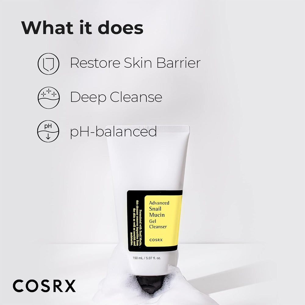 COSRX Advanced Snail Mucin Gel Cleanser product front