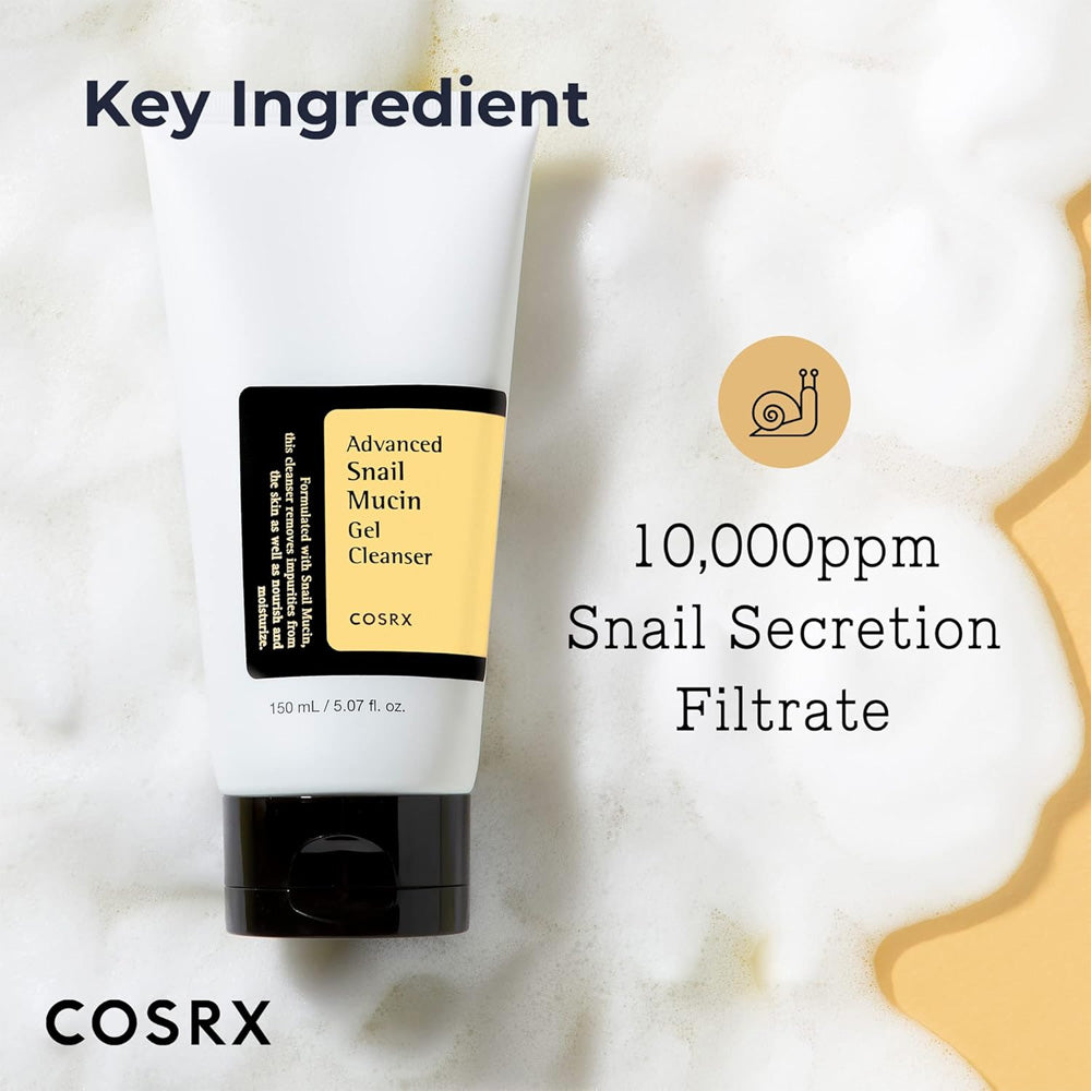 COSRX Advanced Snail Mucin Gel Cleanser product front

