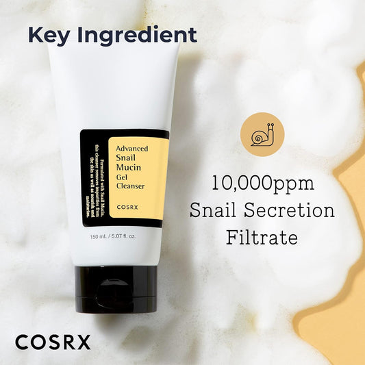 COSRX Advanced Snail Mucin Gel Cleanser product front

