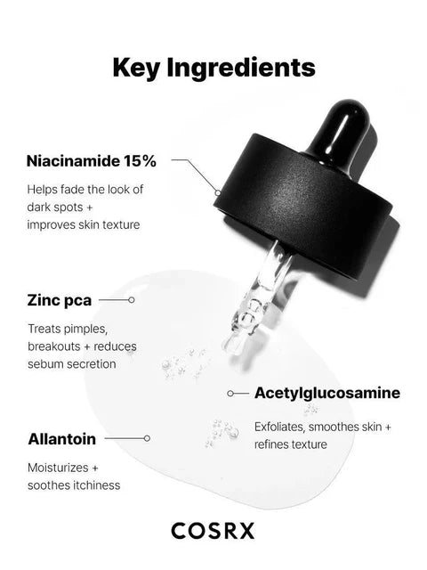 COSRX Niacinamide 15 Serum 20ml lightweight texture for oil control and pore refining