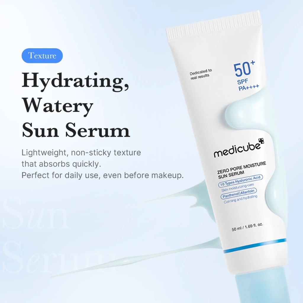 Medicube Zero Pore Moisture Sun Serum