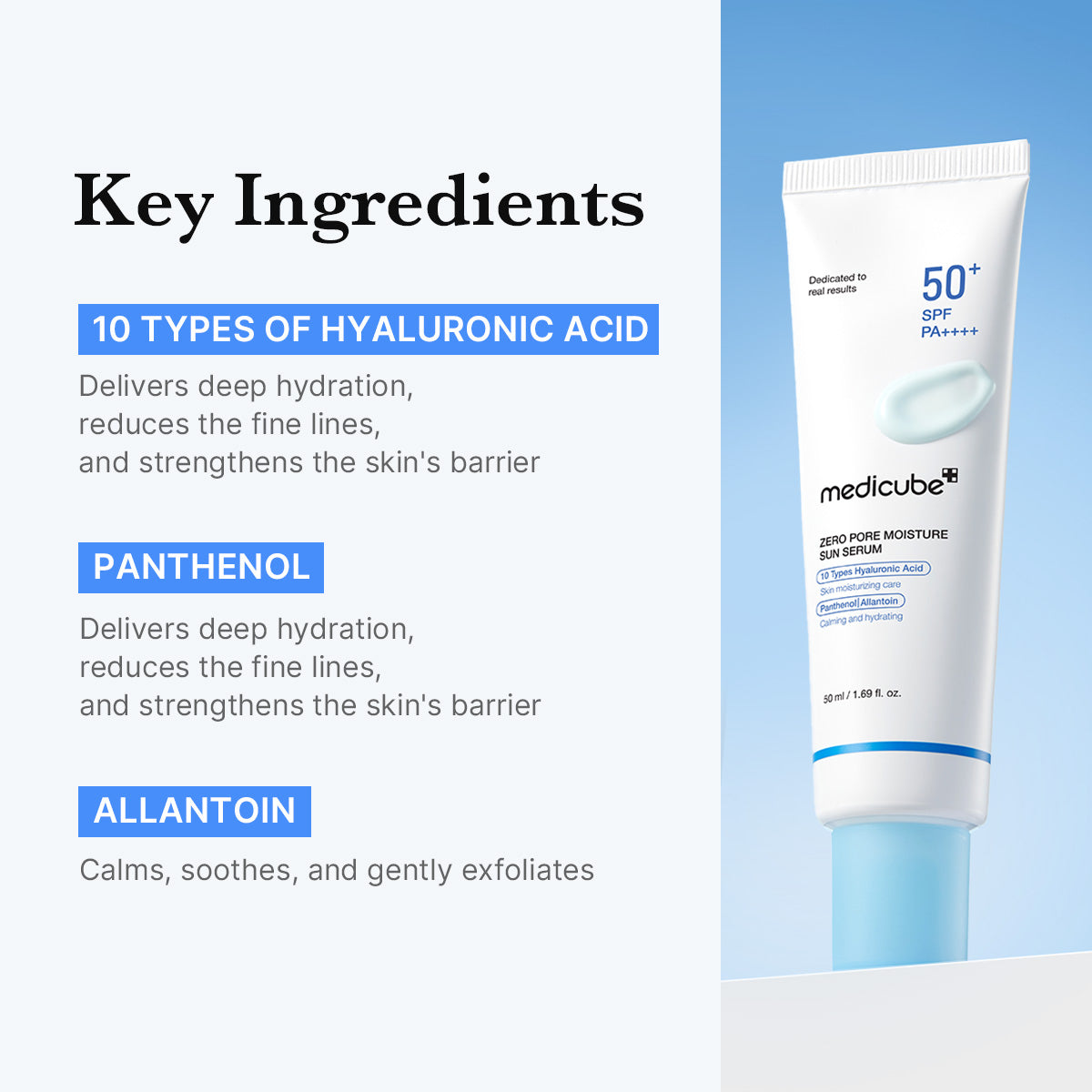 Medicube Zero Pore Moisture Sun Serum