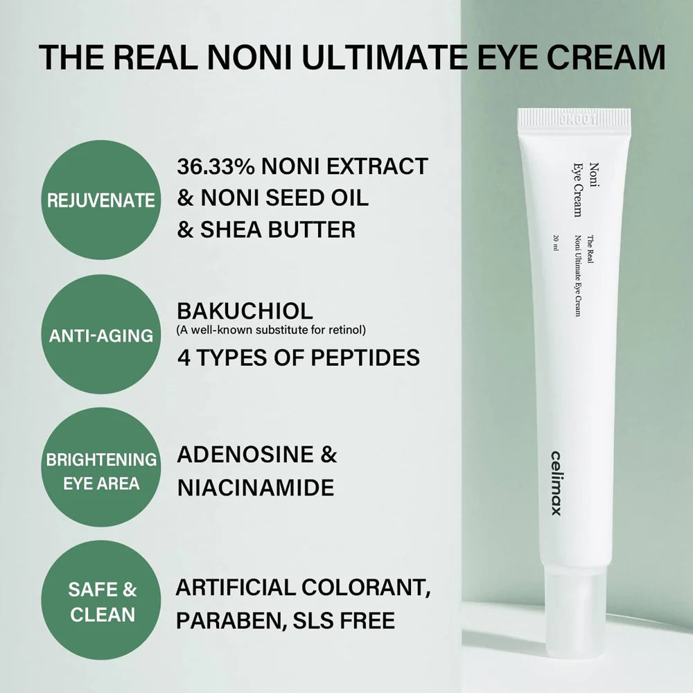 Celimax Noni Ultimate Eye Cream 20ml | Firming & Hydrating Care